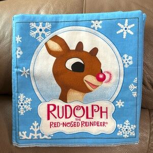 Rudolph🦌The Red-Nosed Reindeer Soft Fabric Book / New Never Used